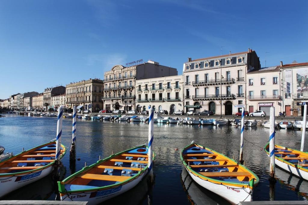 Ferienwohnung Hidden Gem Au Coeur De Sete & Vue Sur Mont St Clair Exterior foto