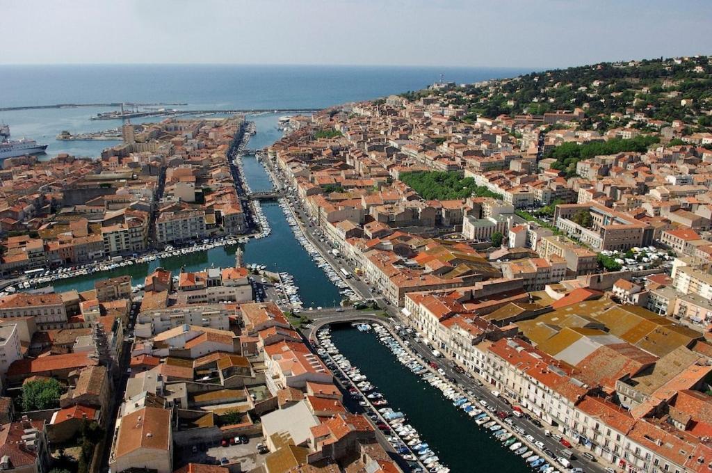 Ferienwohnung Hidden Gem Au Coeur De Sete & Vue Sur Mont St Clair Exterior foto